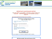Tablet Screenshot of masscec-pts.com